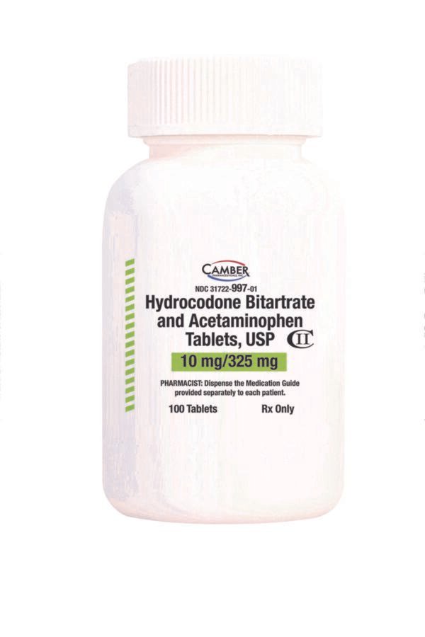 Hydrocodone 325mg/10mg